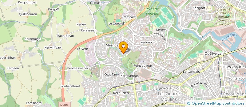 localisation de l'entreprise MADAME FAIDA SOUFY à BREST