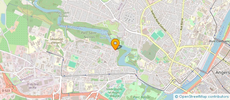 localisation de l'entreprise MADAME FAIKA ALI à ANGERS