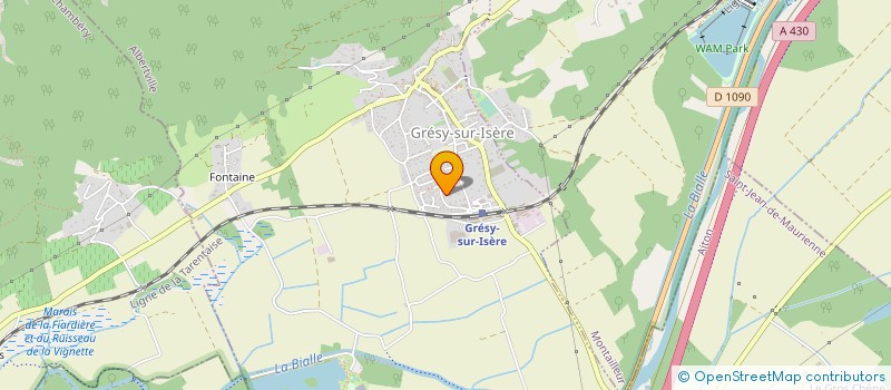 localisation de l'entreprise MADAME FAIMA BOUTAOUI à GRESY-SUR-ISERE