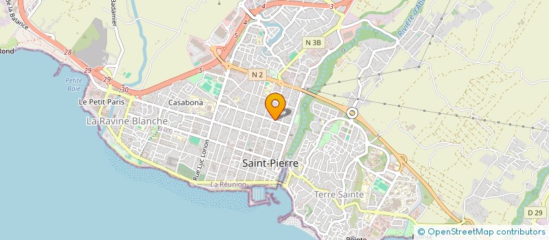 localisation de l'entreprise MADAME FAINOUSSATI AHAMADI  SAINT-PIERRE