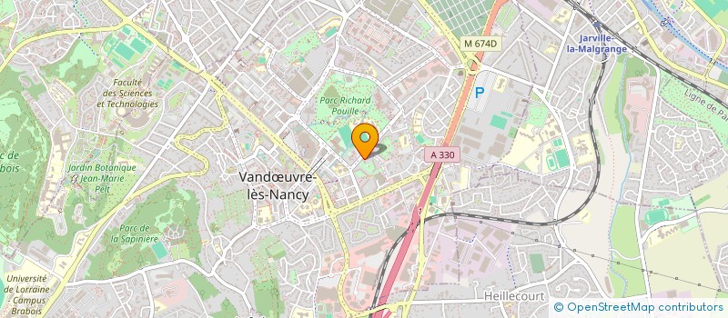 localisation de l'entreprise MADAME FAIROUZ BOUAKEL  VANDUVRE-LES-NANCY