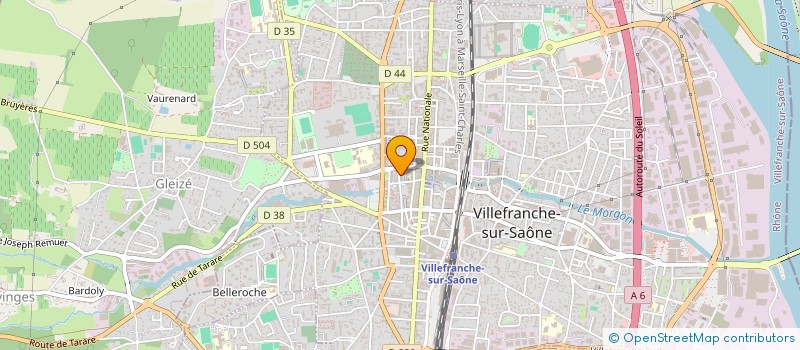 localisation de l'entreprise MADAME FAITH ISIMARONKHAE  VILLEFRANCHE-SUR-SAONE