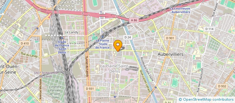 localisation de l'entreprise MADAME FAITH OMORODION à AUBERVILLIERS