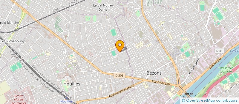 localisation de l'entreprise MADAME FAIYE HASAN  HOUILLES