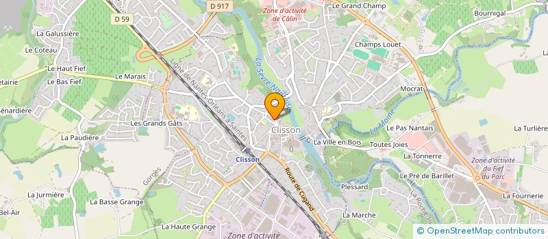 localisation de l'entreprise MADAME FAIZ MOHAMED ZEINA à CLISSON