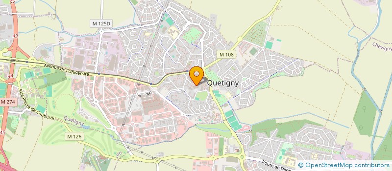 localisation de l'entreprise MADAME FAIZA ARBAOUI à QUETIGNY