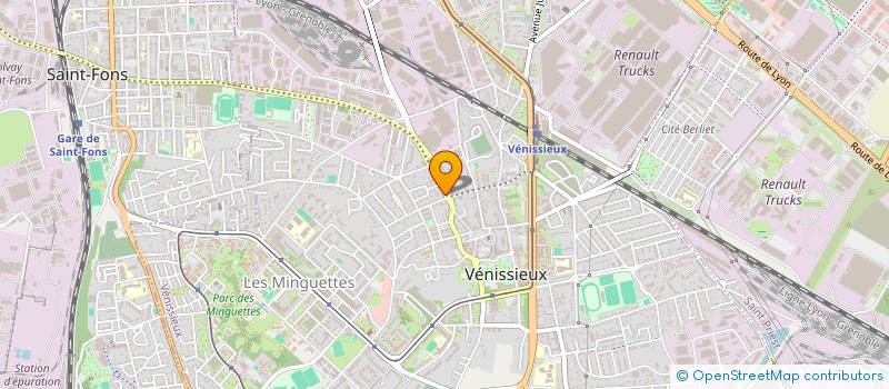localisation de l'entreprise MADAME FAIZA BEDOUI  VENISSIEUX