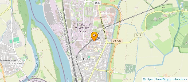 localisation de l'entreprise MADAME FAIZA BENAMAR  ARLES