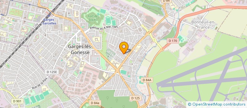 localisation de l'entreprise MADAME FAIZA BENAOUDA à GARGES-LES-GONESSE