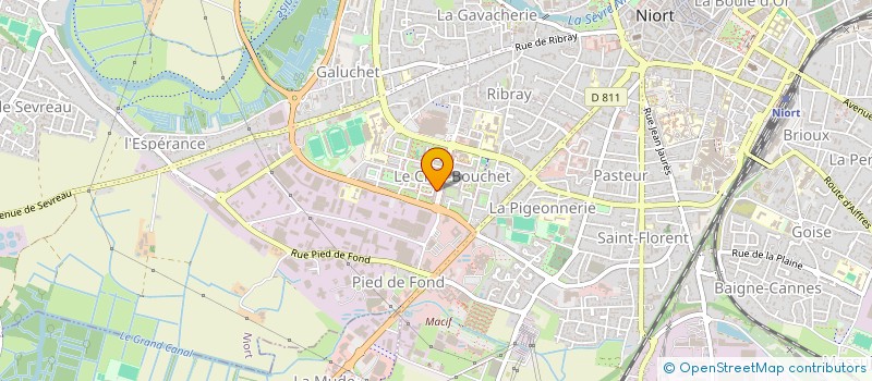 localisation de l'entreprise MADAME FAIZA BIBICH  NIORT