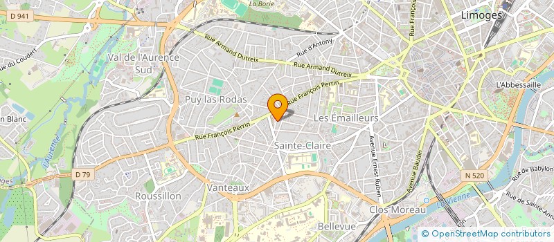 localisation de l'entreprise MADAME FAIZA BOUDEFA à LIMOGES