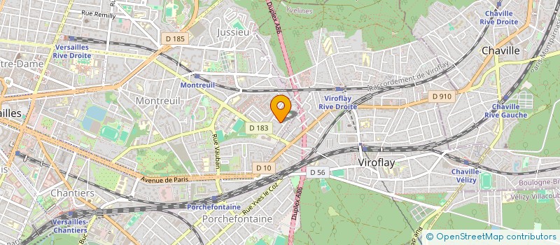 localisation de l'entreprise MADAME FAIZA BOUDJEMAA à VERSAILLES