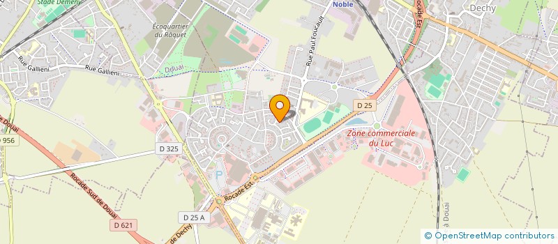 localisation de l'entreprise MADAME FAIZA BOUKHALFA à SIN-LE-NOBLE