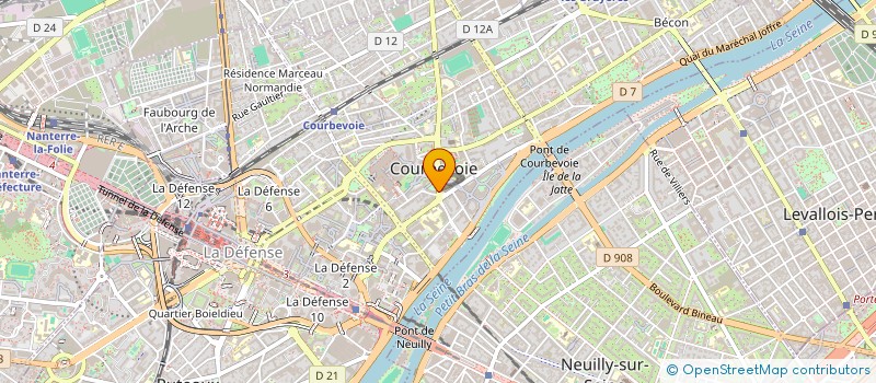 localisation de l'entreprise MADAME FAIZA BOUTCHICHE à COURBEVOIE