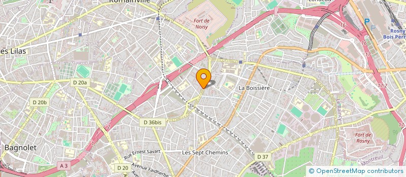 localisation de l'entreprise MADAME FAIZA BOUTELDJA à ROMAINVILLE