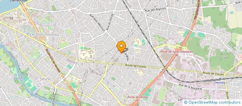 localisation de l'entreprise MADAME FAIZA DAOUDI  SAINT-SEBASTIEN-SUR-LOIRE