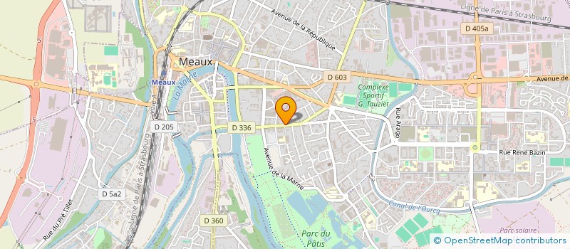 localisation de l'entreprise MADAME FAIZA DJILALI à MEAUX