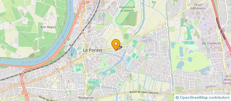 localisation de l'entreprise MADAME FAIZA EL AZZOUZI  LE PONTET