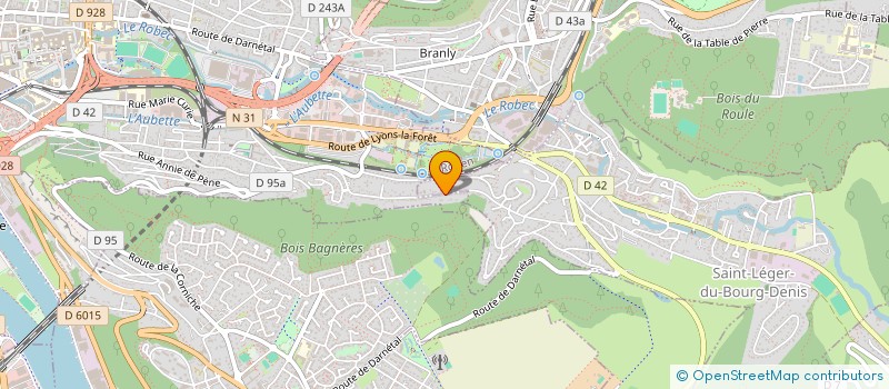 localisation de l'entreprise MADAME FAIZA EL MASRI EL CHAARANI  ROUEN