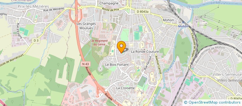 localisation de l'entreprise MADAME FAIZA FERGANI  CHARLEVILLE-MEZIERES