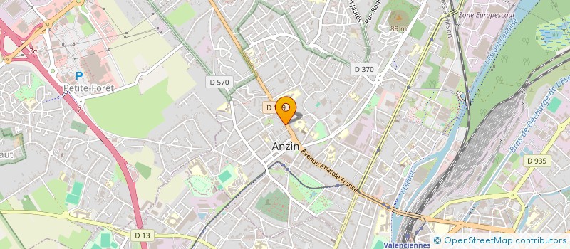 localisation de l'entreprise MADAME FAIZA GOUAL à ANZIN