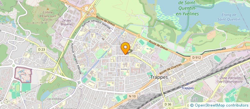 localisation de l'entreprise MADAME FAIZA HARGAS  TRAPPES