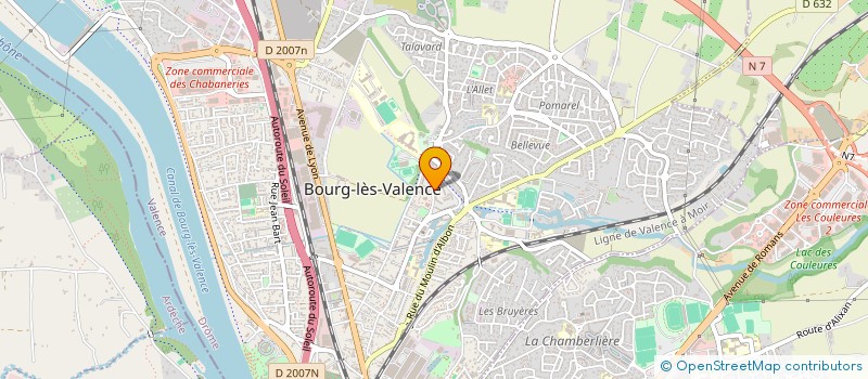 localisation de l'entreprise MADAME FAIZA HENNI à BOURG-LES-VALENCE