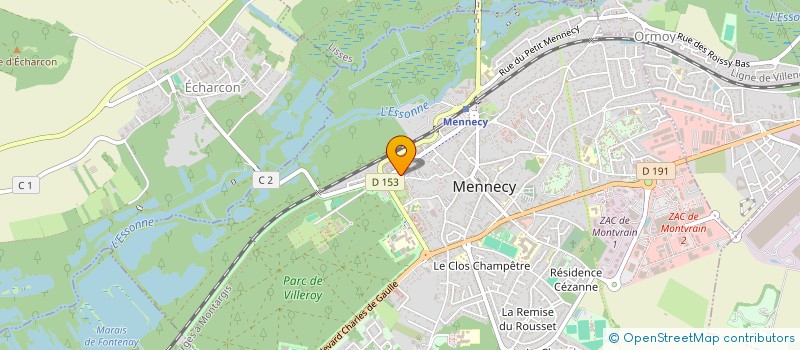 localisation de l'entreprise MADAME FAIZA IFTENE à MENNECY
