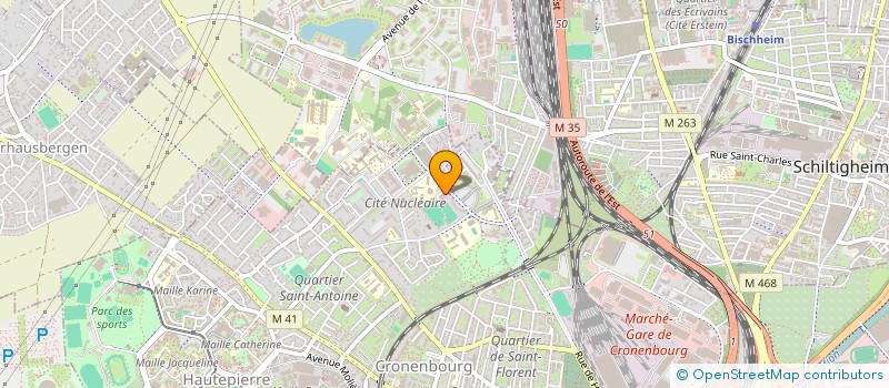 localisation de l'entreprise MADAME FAIZA JELASSI à STRASBOURG