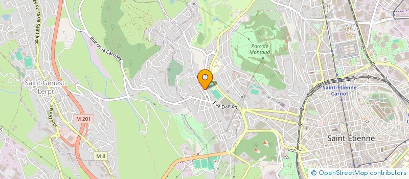 localisation de l'entreprise MADAME FAIZA KEHALI  SAINT-ETIENNE