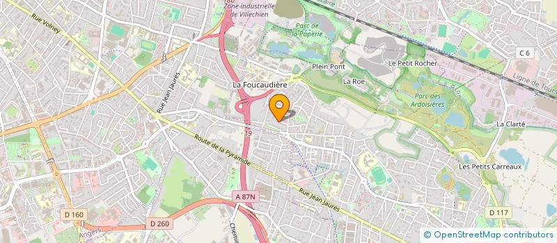 localisation de l'entreprise MADAME FAIZA KSANTINI  TRELAZE