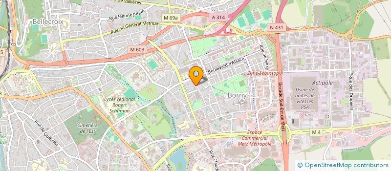localisation de l'entreprise MADAME FAIZA MECIBAH à METZ