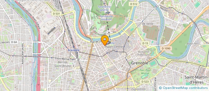 localisation de l'entreprise MADAME FAIZA MERABET  GRENOBLE