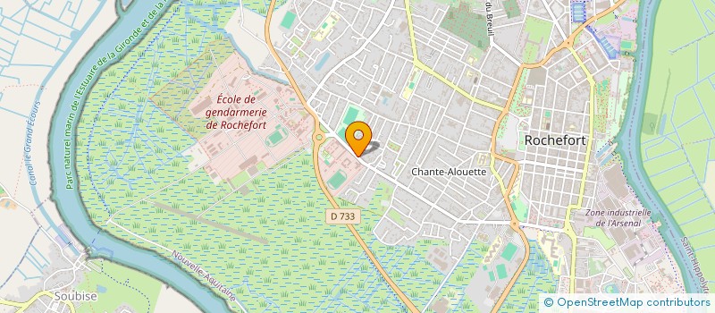 localisation de l'entreprise MADAME FAIZA MESLI  ROCHEFORT