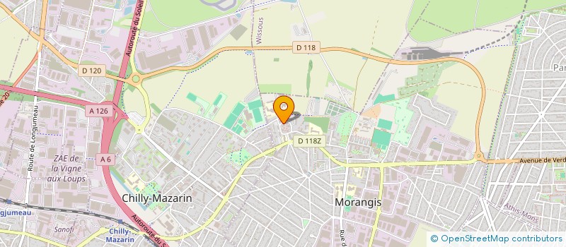 localisation de l'entreprise MADAME FAIZA MOKDAR  MORANGIS