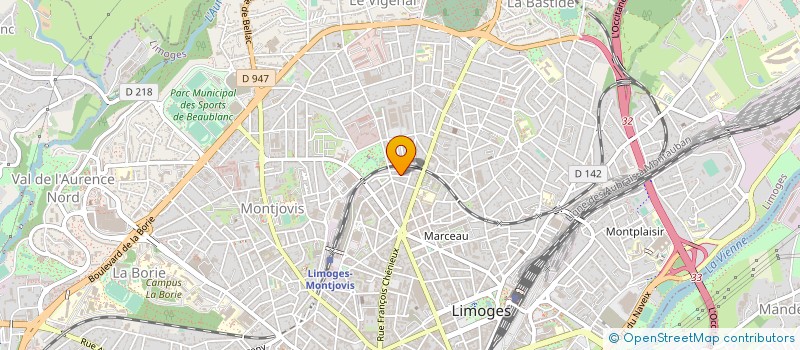 localisation de l'entreprise MADAME FAIZA NAWEL HAMEDDICH à LIMOGES