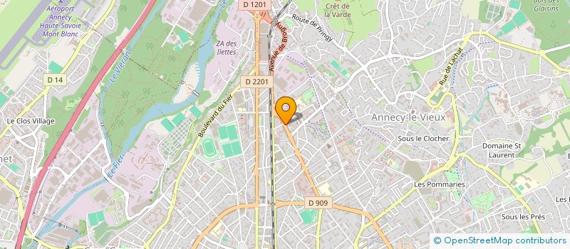 localisation de l'entreprise MADAME FAIZA SOUALMI à ANNECY