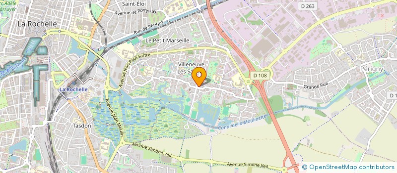 localisation de l'entreprise MADAME FALL NDEYE FATOU  LA ROCHELLE