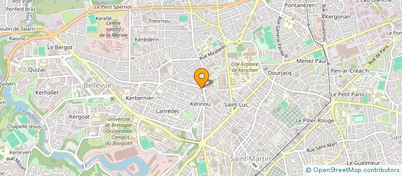 localisation de l'entreprise MADAME FALLANCIA CALLOC'H à BREST