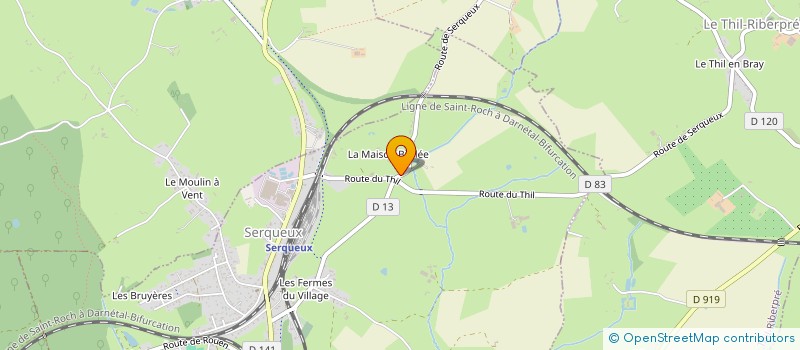 localisation de l'entreprise MADAME FALLONE BAYER à SERQUEUX