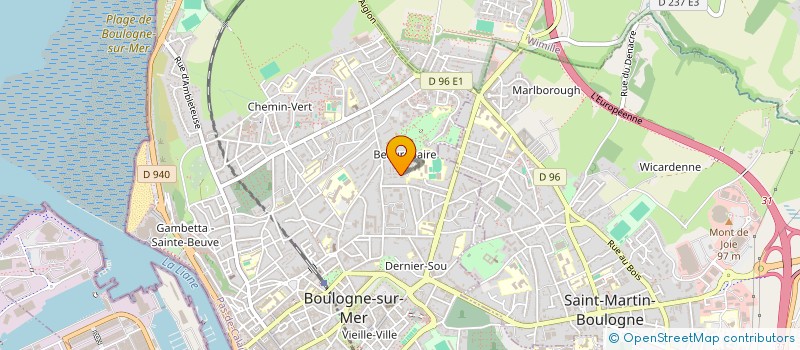 localisation de l'entreprise MADAME FALLONE DELLIAUX à BOULOGNE-SUR-MER