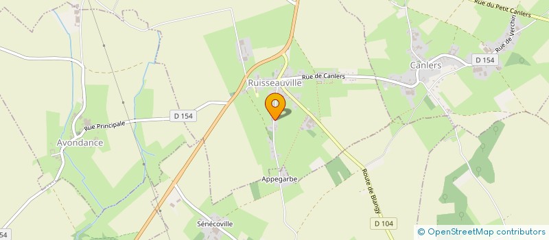 localisation de l'entreprise MADAME FALONE CHATELAIN  RUISSEAUVILLE