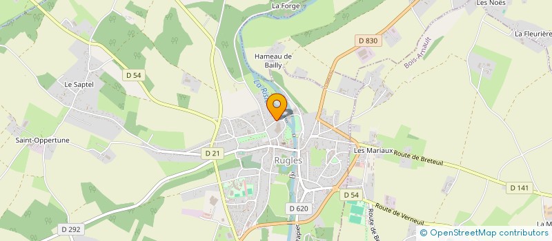 localisation de l'entreprise MADAME FALONE LEPOIVRE  RUGLES