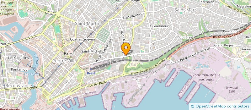 localisation de l'entreprise MADAME FALONE MARY à BREST