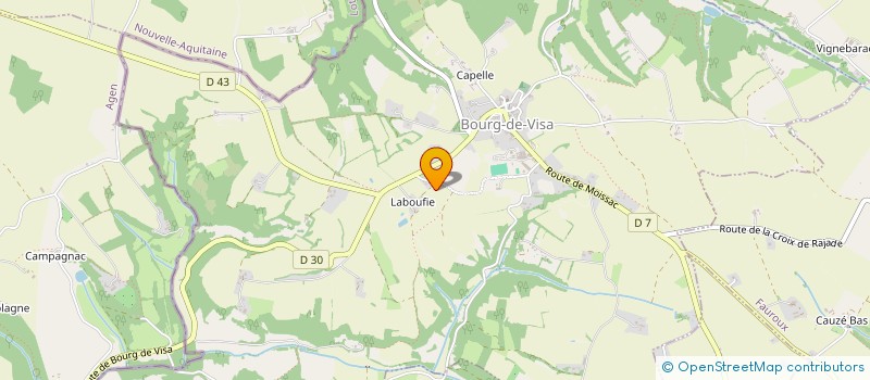 localisation de l'entreprise MADAME FALONE ROZEL  MIRAMONT-DE-QUERCY