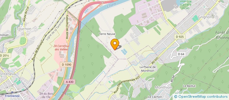 localisation de l'entreprise MADAME FALOWN RONDOT  GILLY-SUR-ISERE