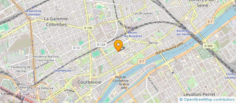 localisation de l'entreprise MADAME FALWA FTOUKI à COURBEVOIE