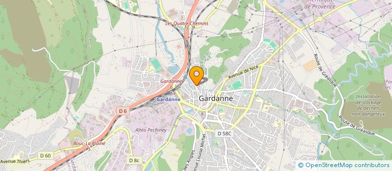 localisation de l'entreprise MADAME FAMA FALI à GARDANNE