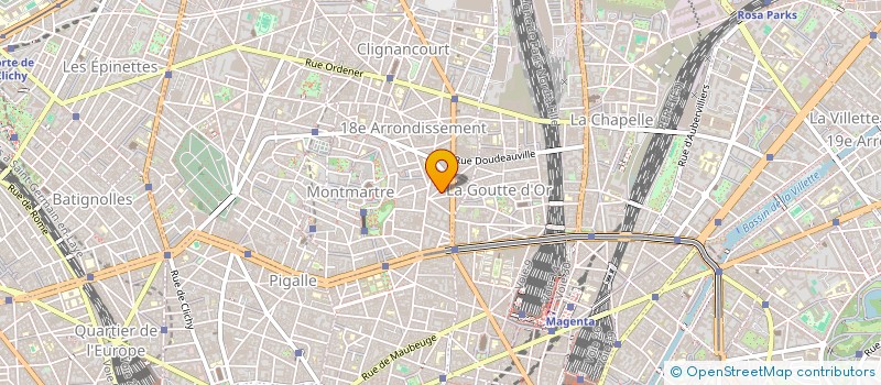 localisation de l'entreprise MADAME FAMA SENE  PARIS