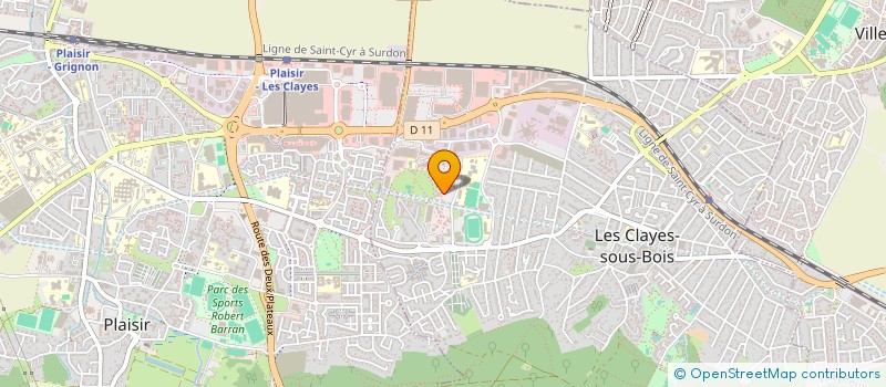 localisation de l'entreprise MADAME FAMA SOCK  LES CLAYES-SOUS-BOIS